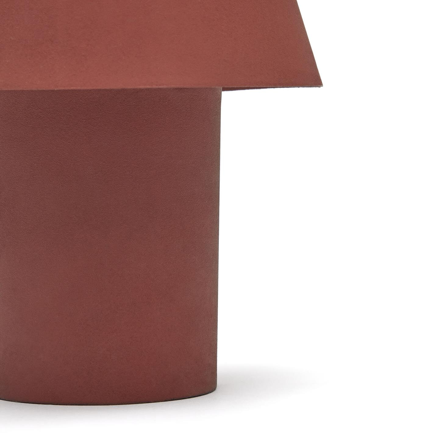 Kave Home Tafellamp 'Canapost' Terracotta look, 30cm hoog