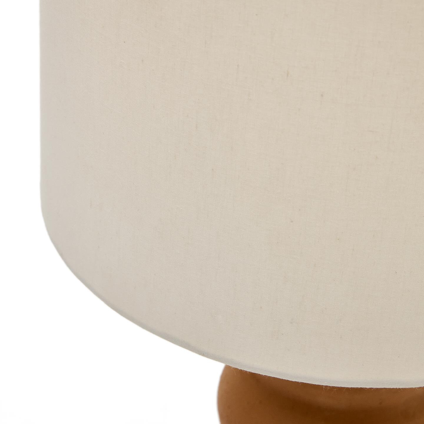 Kave Home Tafellamp 'Madsen' Terracotta, 55cm hoog