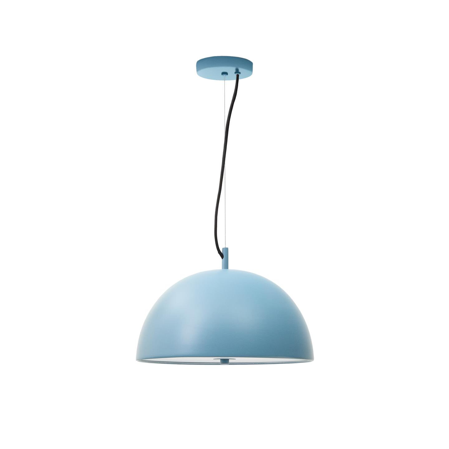 Kave Home Hanglamp Catlar Metaal - Lichtblauw