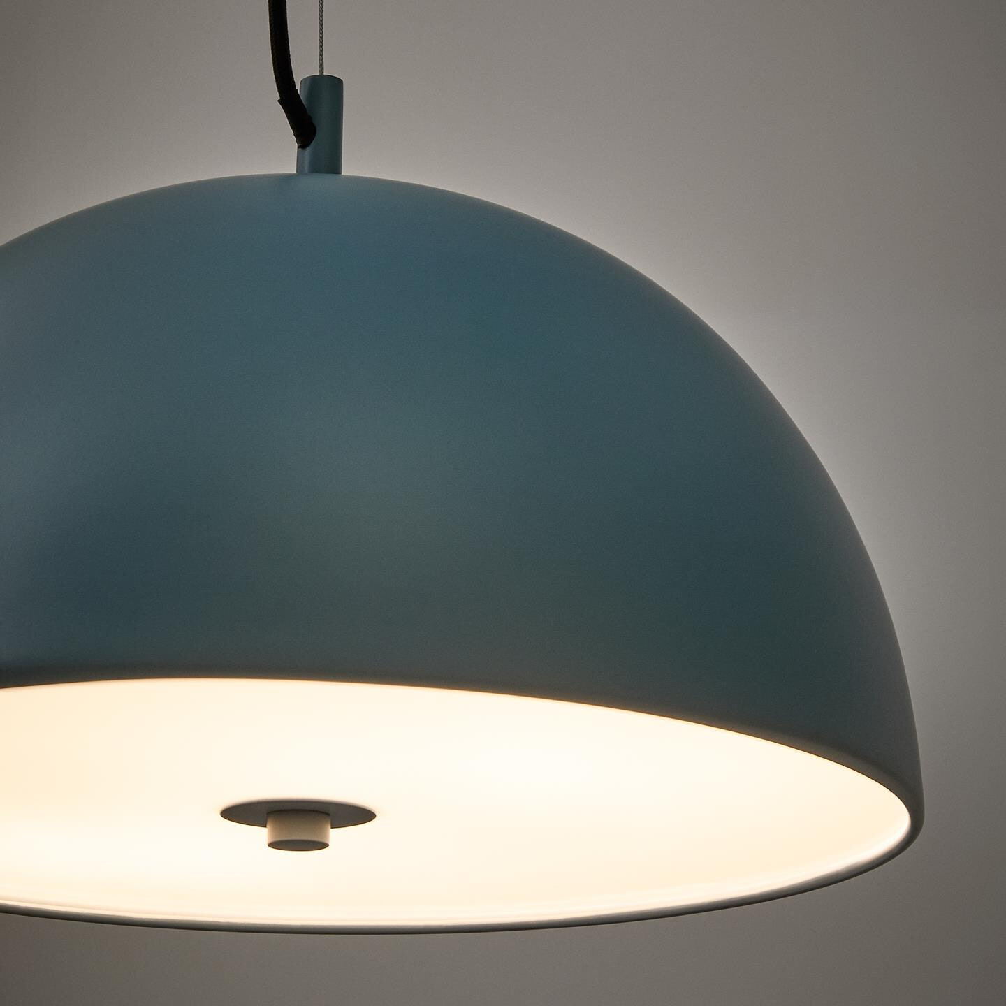 Kave Home Hanglamp 'Catlar' Metaal, kleur Lichtblauw