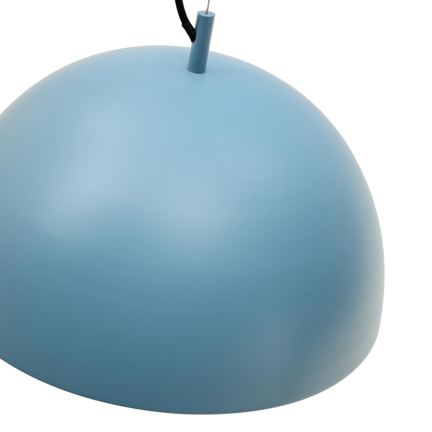 Kave Home Hanglamp 'Catlar' Metaal, kleur Lichtblauw