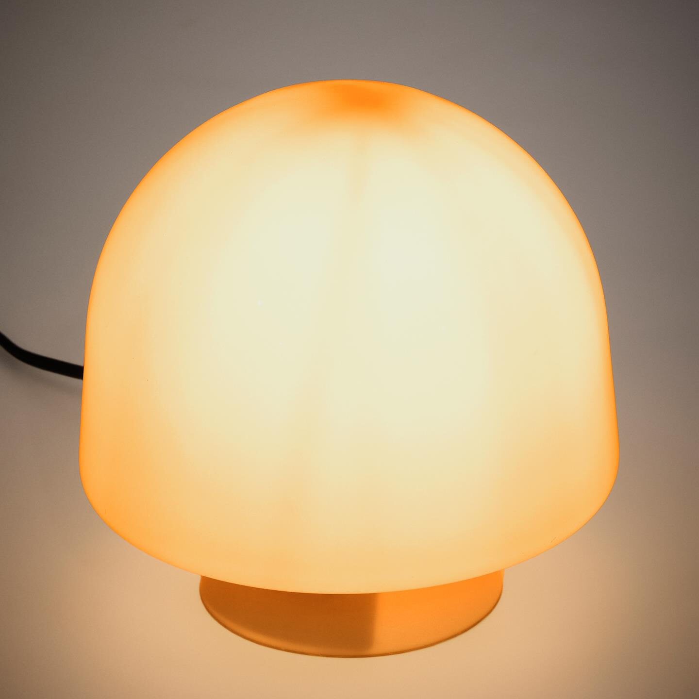 Kave Home Tafellamp 'Reig' Glas, 20cm, kleur Oranje