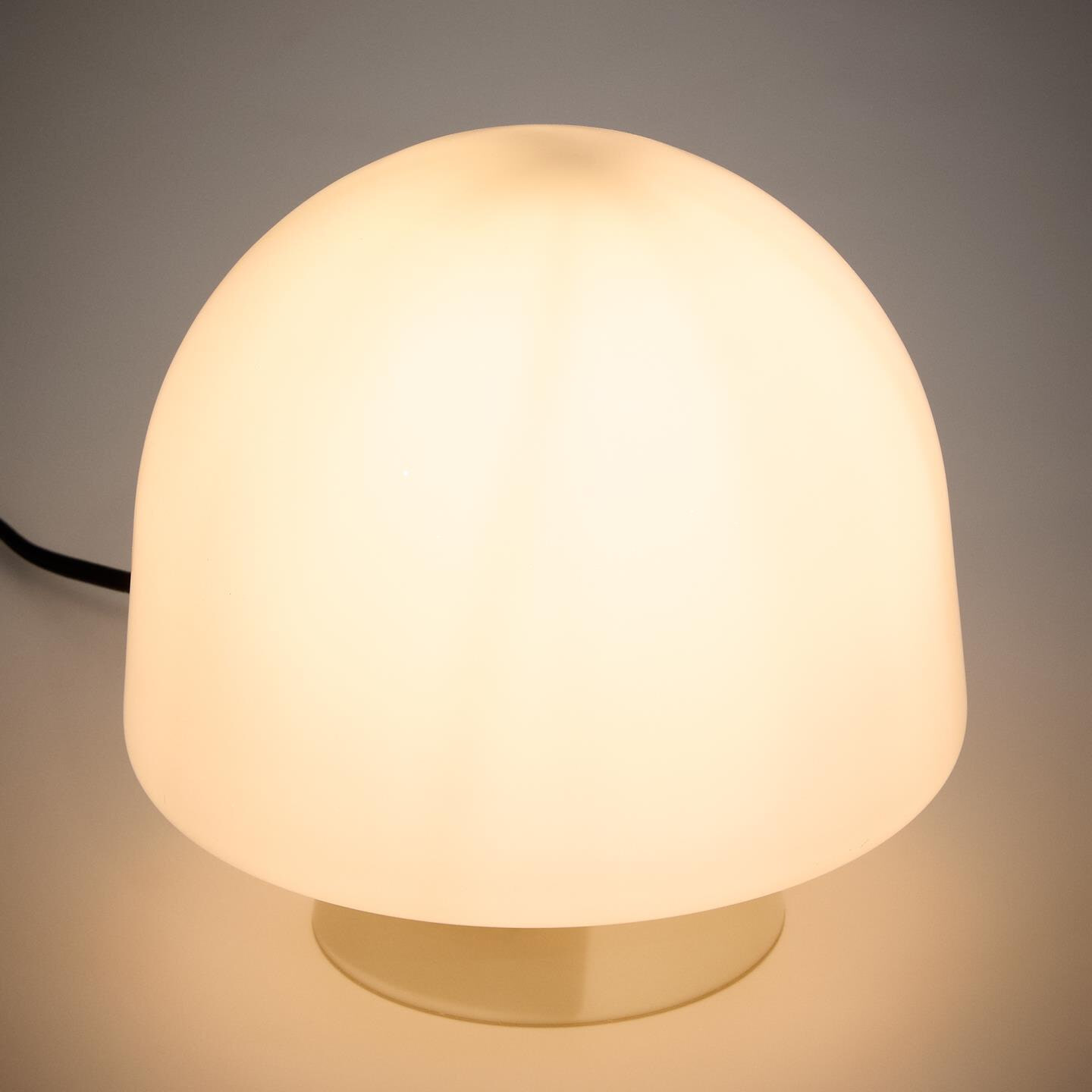 Kave Home Tafellamp 'Reig' Glas, 20cm, kleur Beige