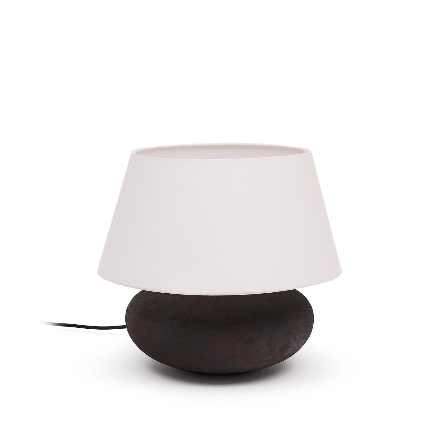 Kave Home Tafellamp 'Nessi' 35cm, Terracotta look