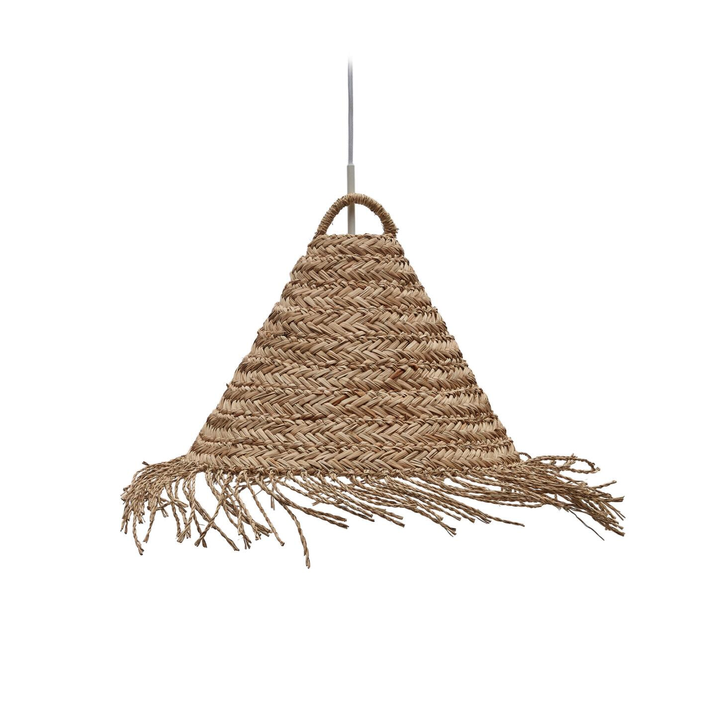 Kave Home Lampenkap 'Fonteta' Zeegras, Ø40cm