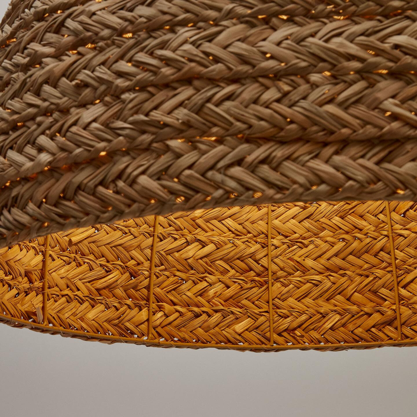 Kave Home Lampenkap 'Fonteta' Zeegras, Ø60cm