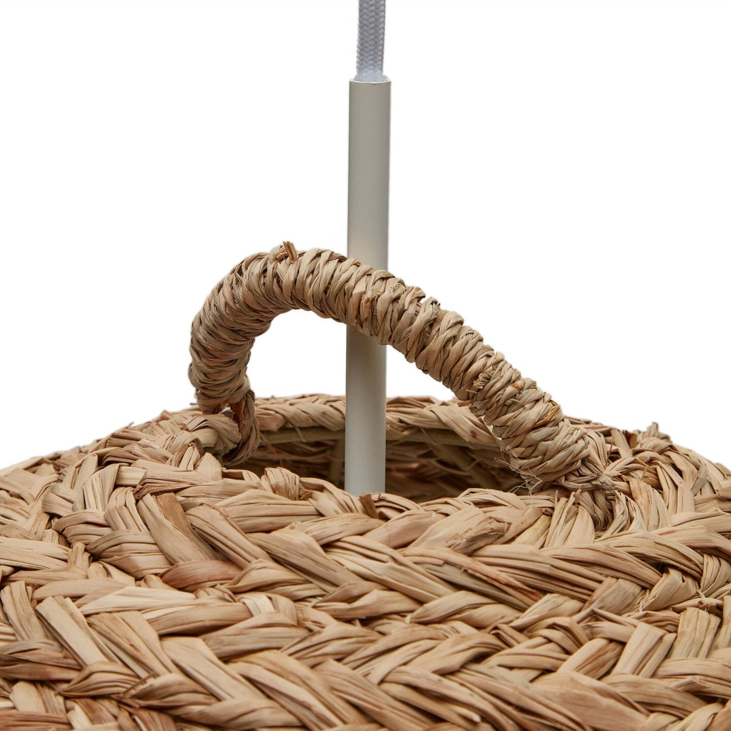 Kave Home Lampenkap 'Fonteta' Zeegras, Ø60cm