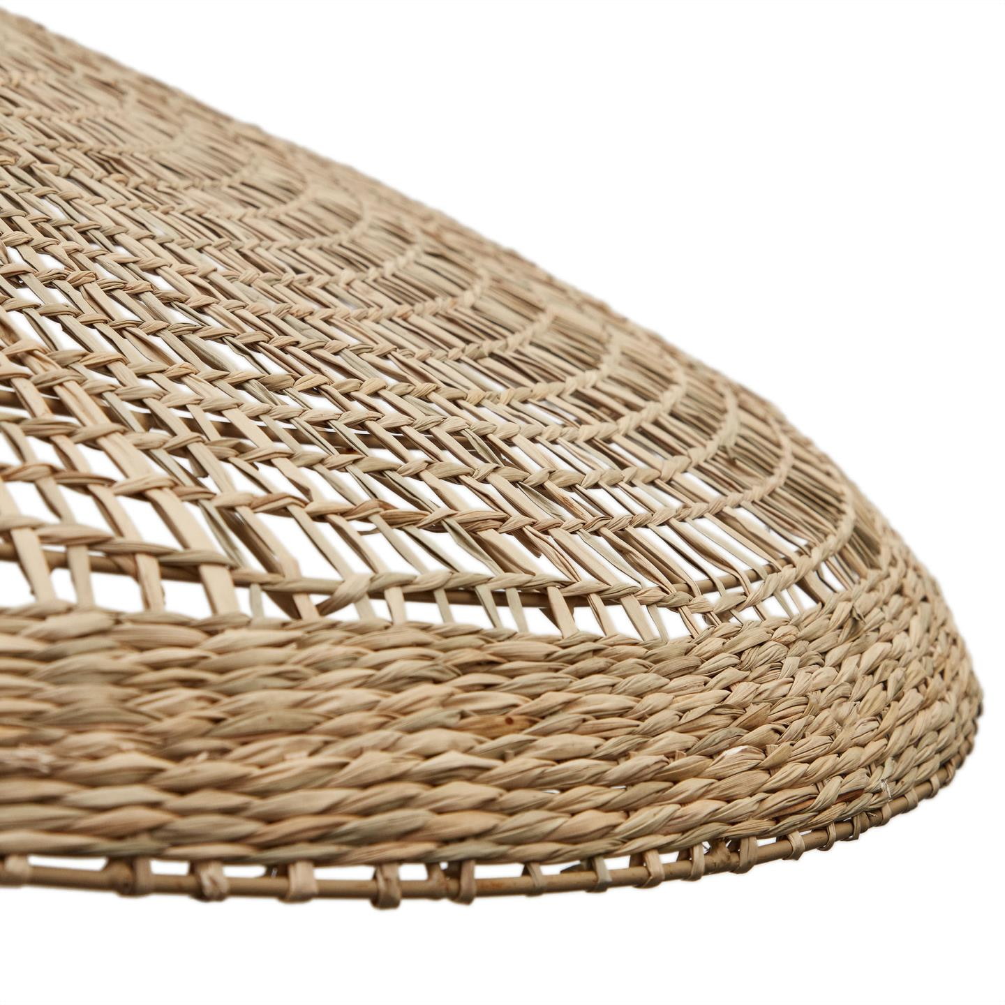 Kave Home Lampenkap 'Cruilles' Zeegras, Ø100cm