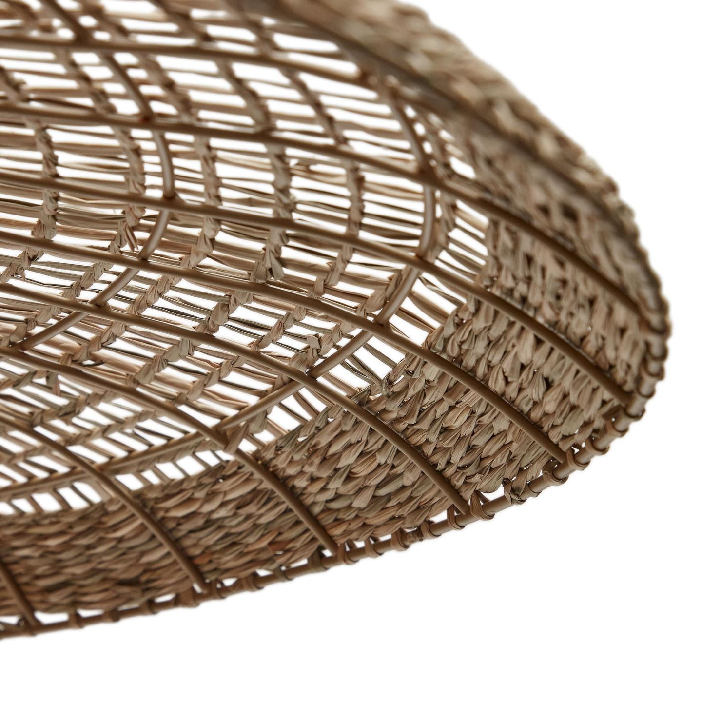 Kave Home Lampenkap 'Cruilles' Zeegras, Ø100cm