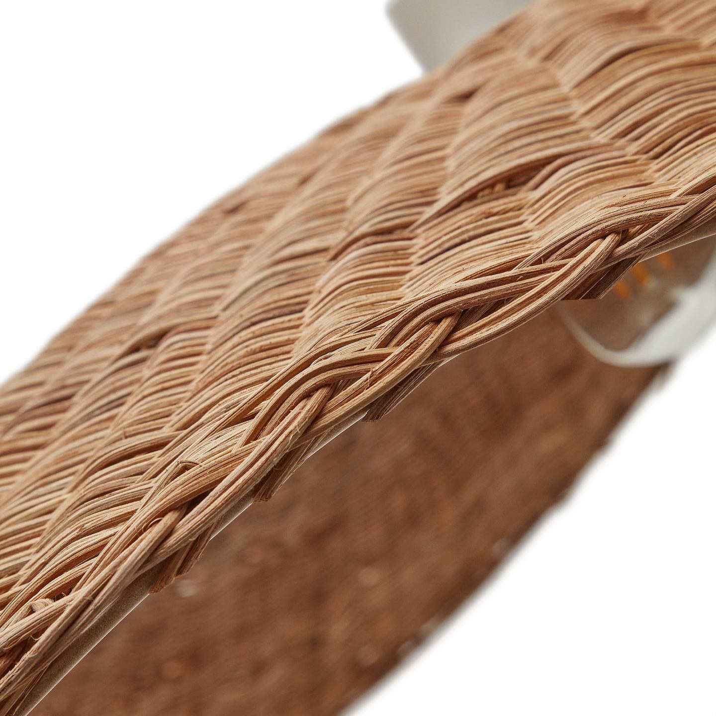 Kave Home Lampenkap 'Bisbal' Rotan, Ø80cm (excl. fitting)