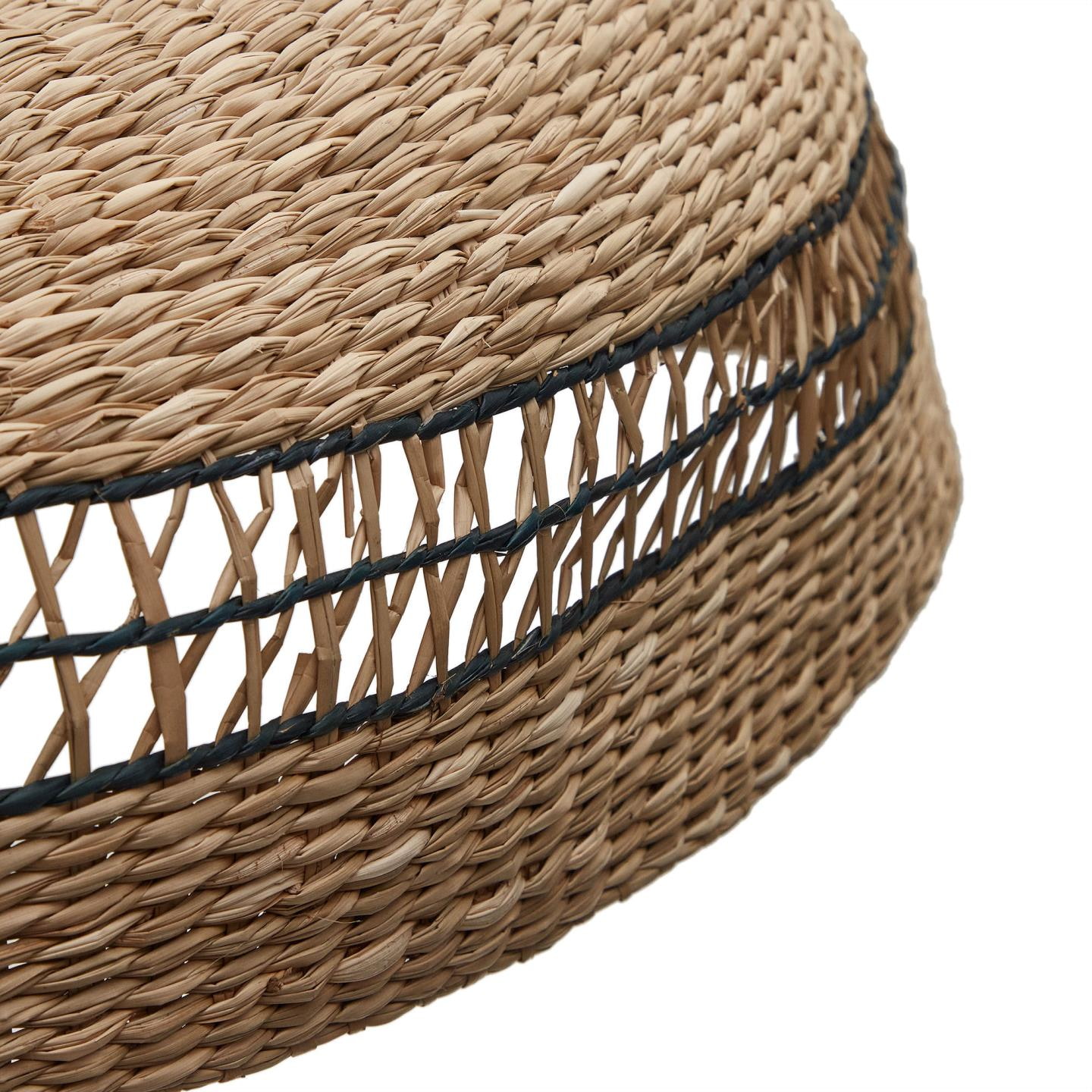 Kave Home Lampenkap 'Rupia' Zeegras, Ø55cm