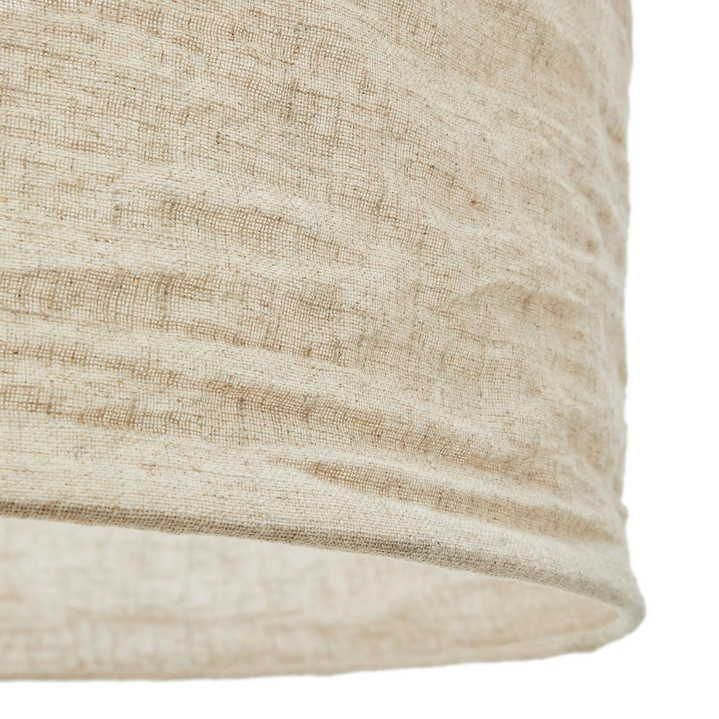 Kave Home Lampenkap 'Mariela' 80cm, Linnen, kleur Beige