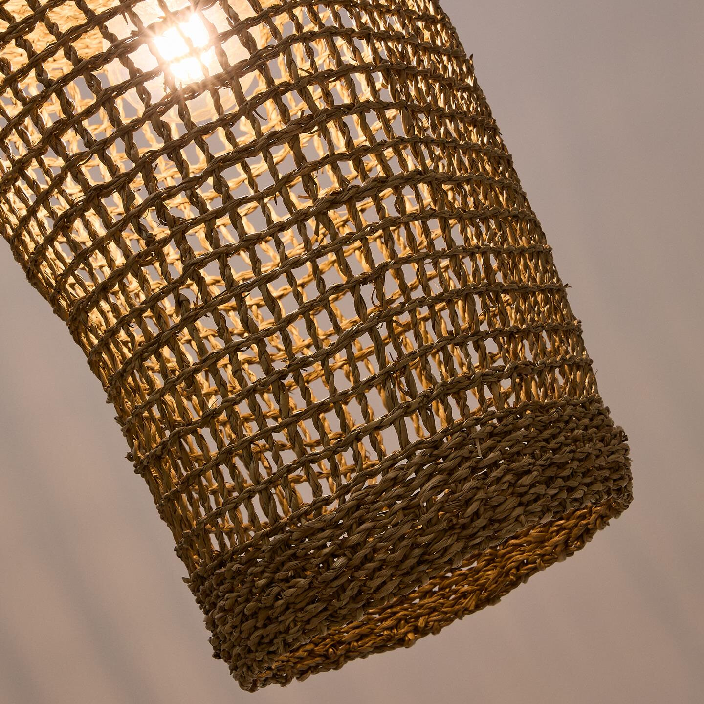Kave Home Lampenkap 'Laiar' Rotan, 27cm