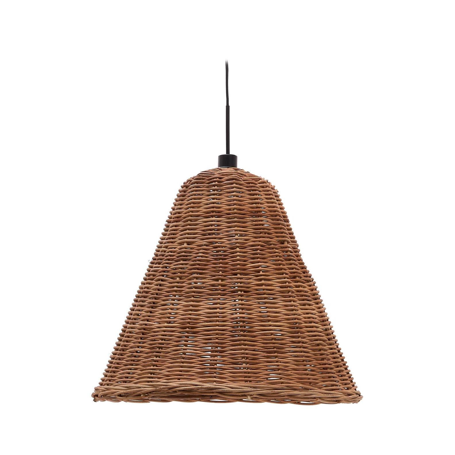 Kave Home Lampenkap Calvia Rotan, 60cm - Bruin