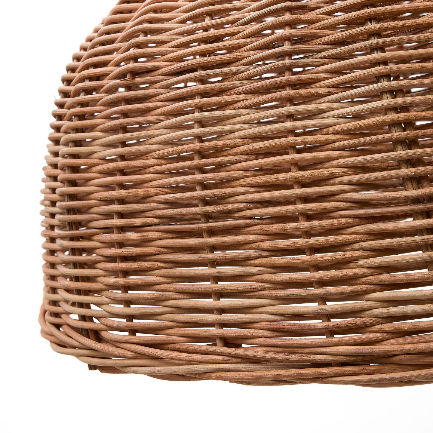 Kave Home Lampenkap 'Jornets' Rotan, 80cm