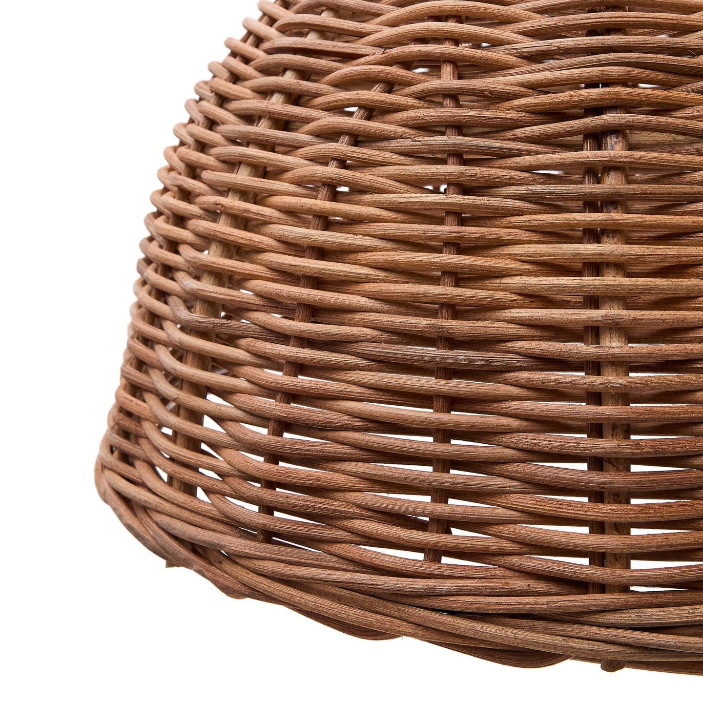 Kave Home Lampenkap 'Jornets' Rotan, Ø50cm