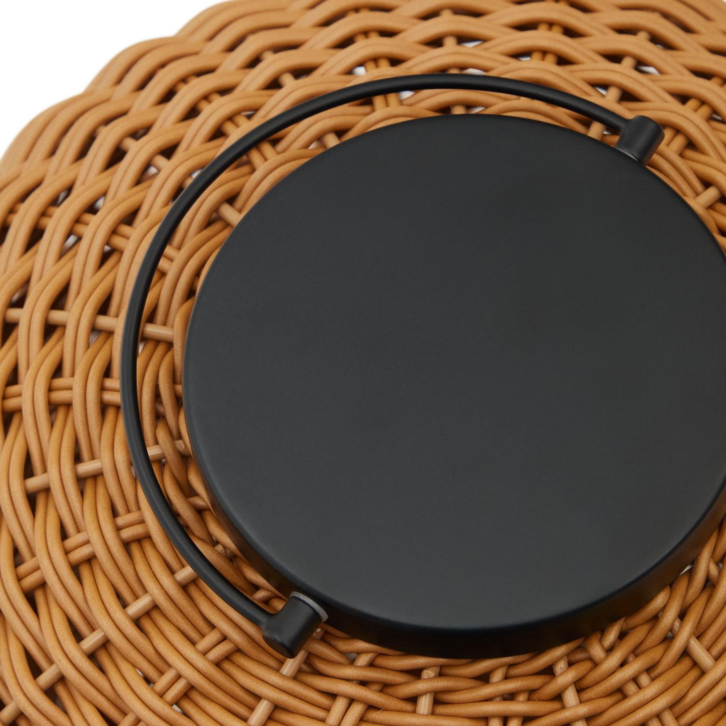Kave Home Tafellamp 'Saranella' Rotan, 55 cm hoog, kleur Bruin