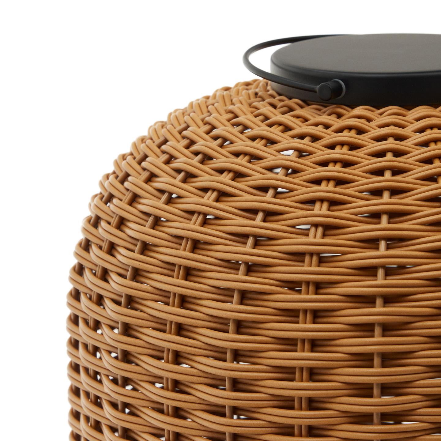 Kave Home Tafellamp 'Saranella' Rotan, 55 cm hoog, kleur Bruin