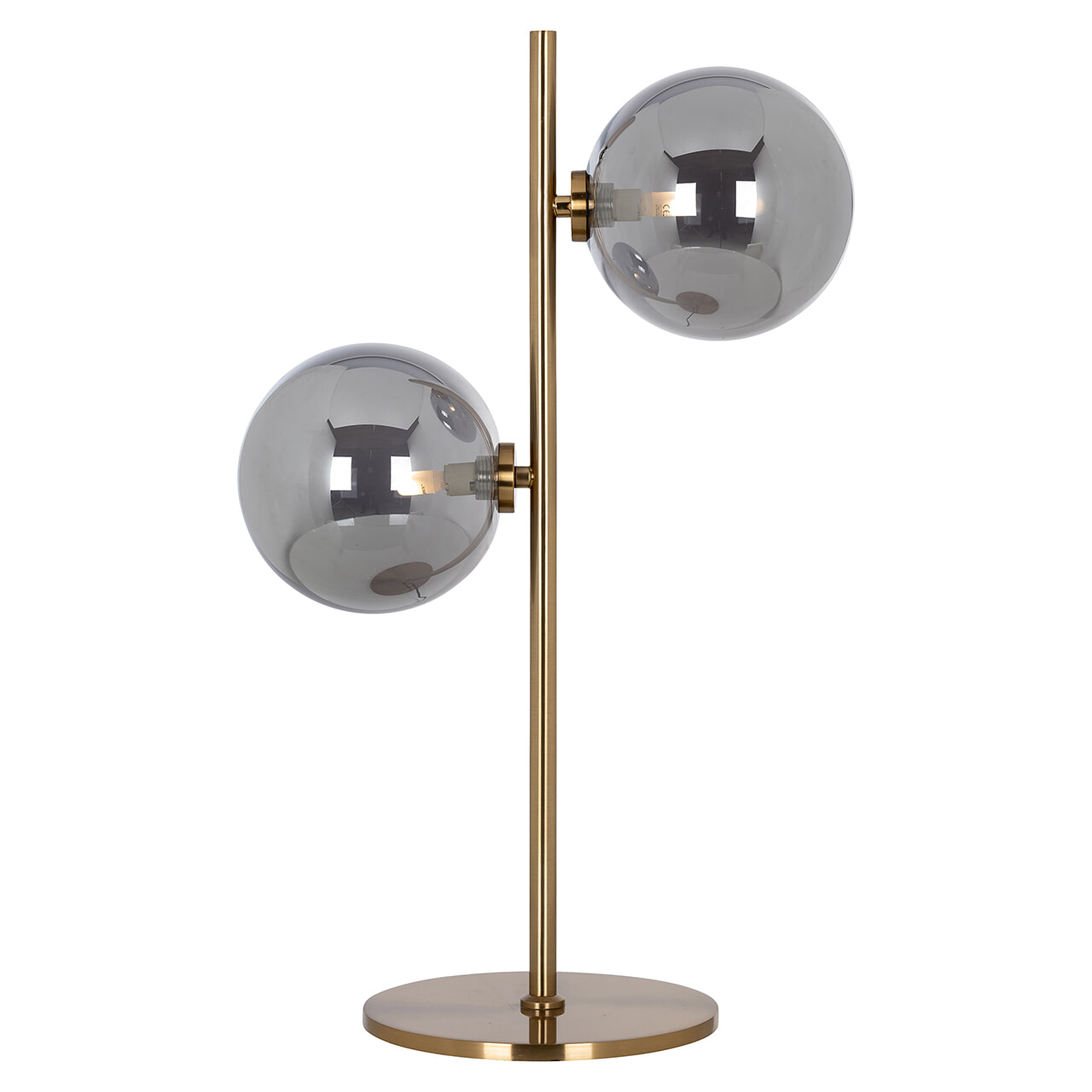 Richmond Tafellamp 'Lise' 2-lamps, kleur Brushed Gold