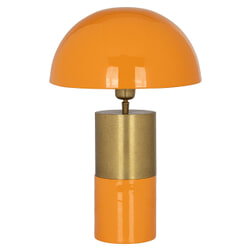 Richmond Tafellamp 'Twilla' 45cm hoog, kleur Oranje/Goud