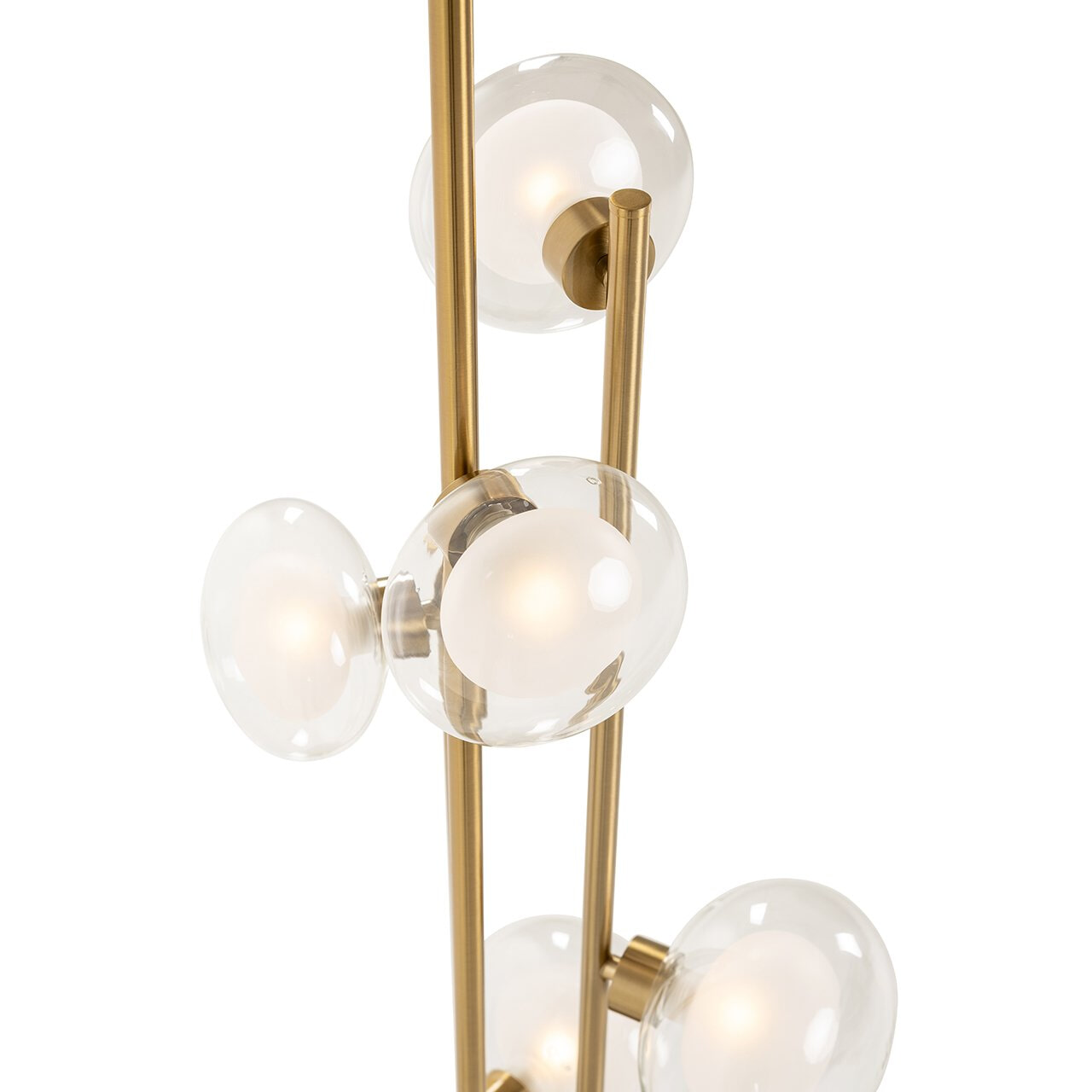 Richmond Vloerlamp 'Luva' 6-lamps, kleur Brushed Gold