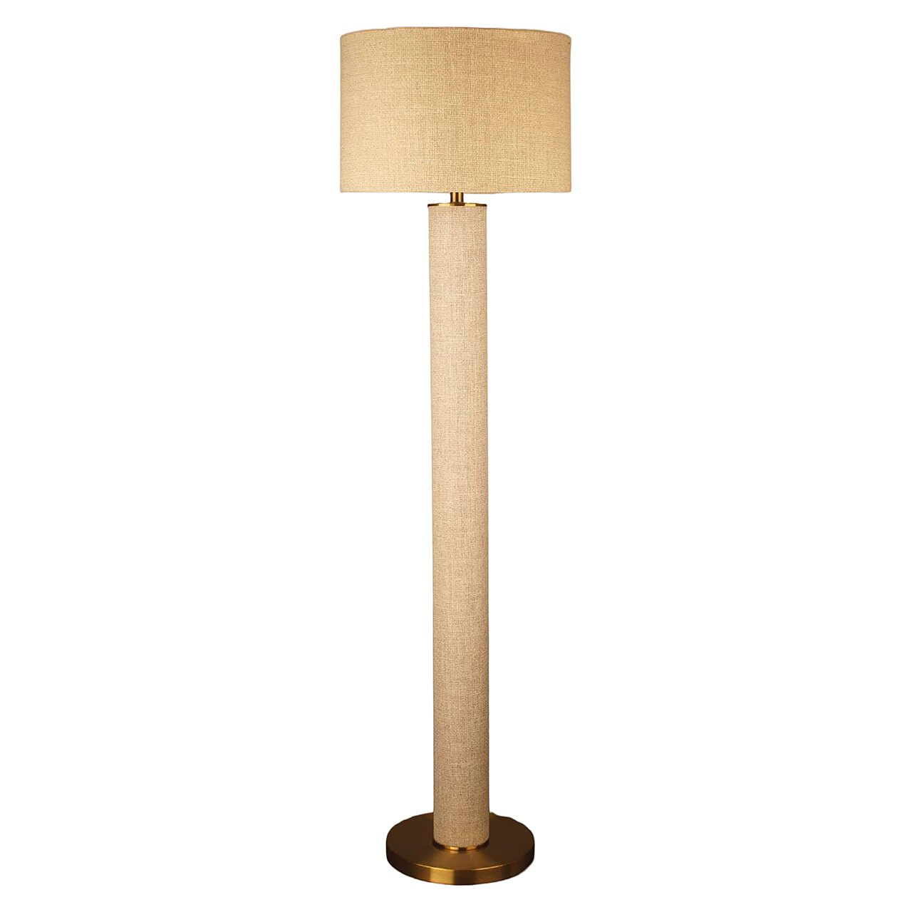 Richmond Vloerlamp Joline Linnen, 161cm hoog - Beige