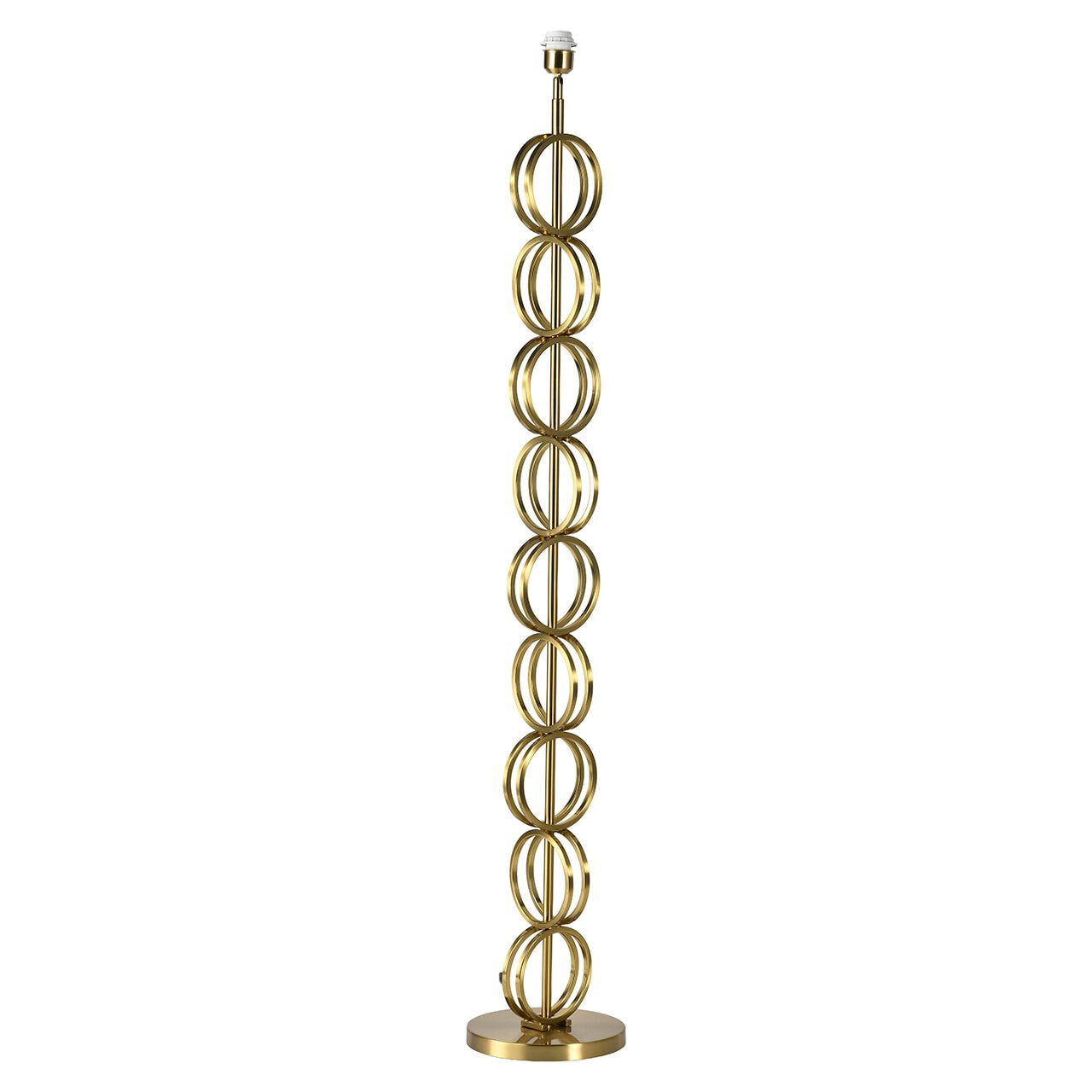Richmond Vloerlamp 'Blizz' 156cm hoog, kleur Goud (excl. kap)