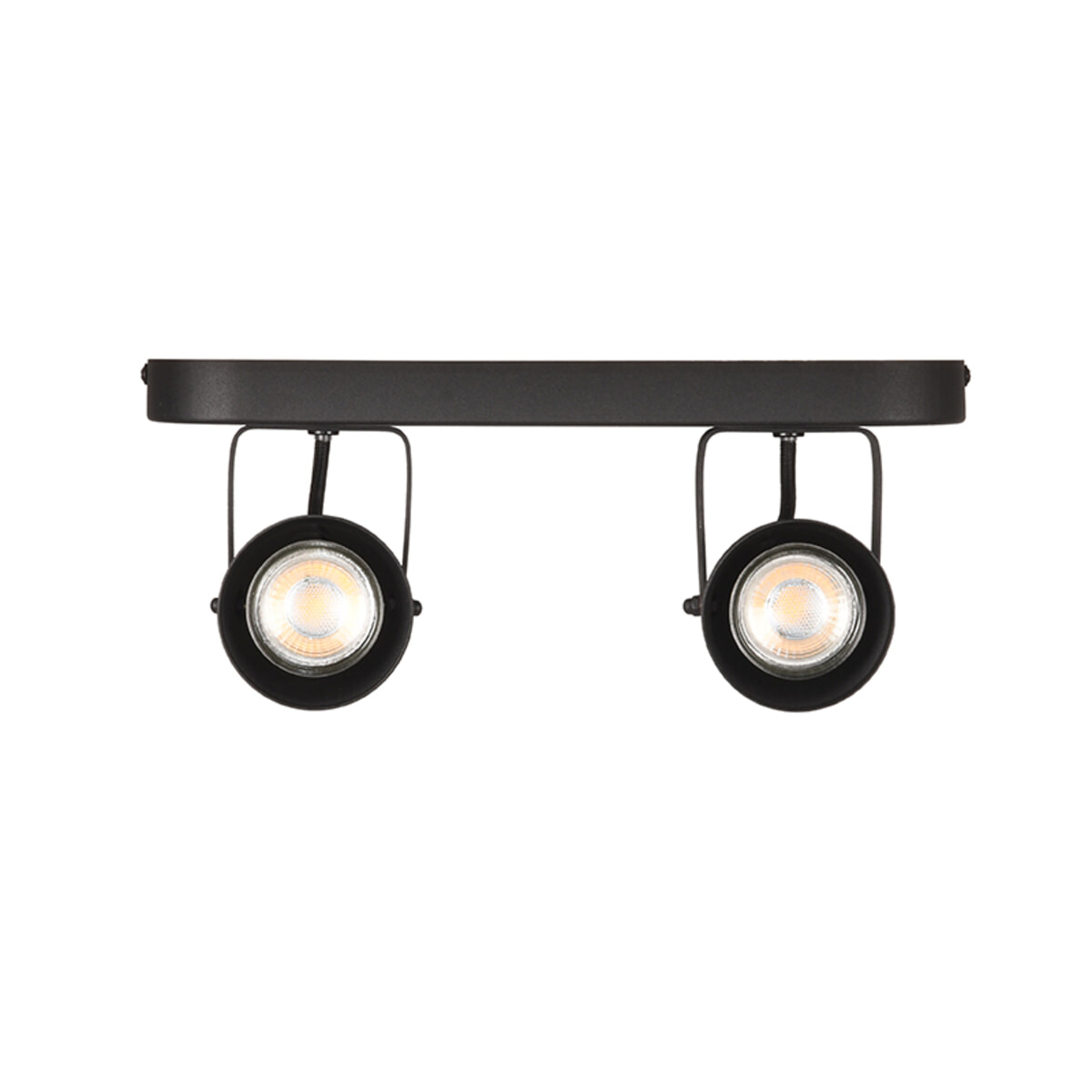 LABEL51 LED Spot 'Max' 2-lichts, kleur Zwart