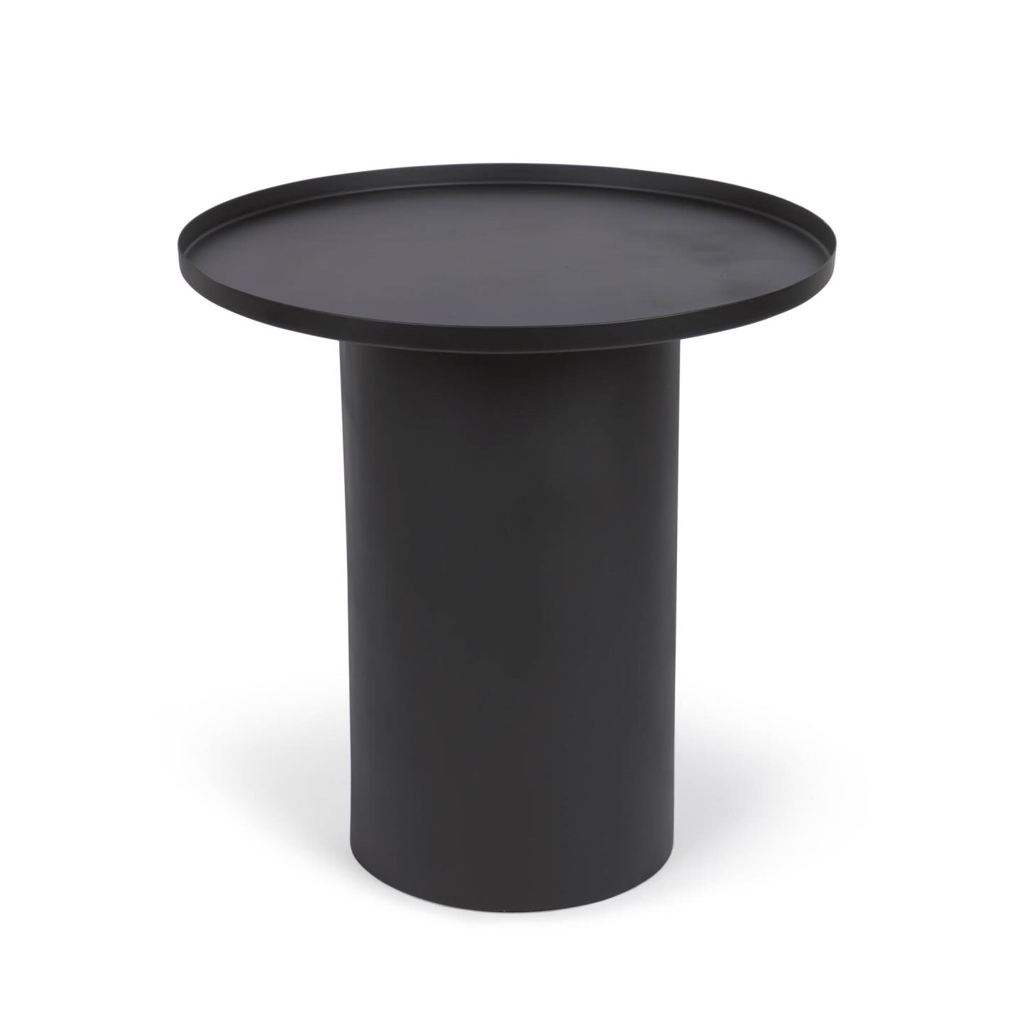 Kave Home Ronde Bijzettafel 'Fleksa' 45cm, kleur Zwart
