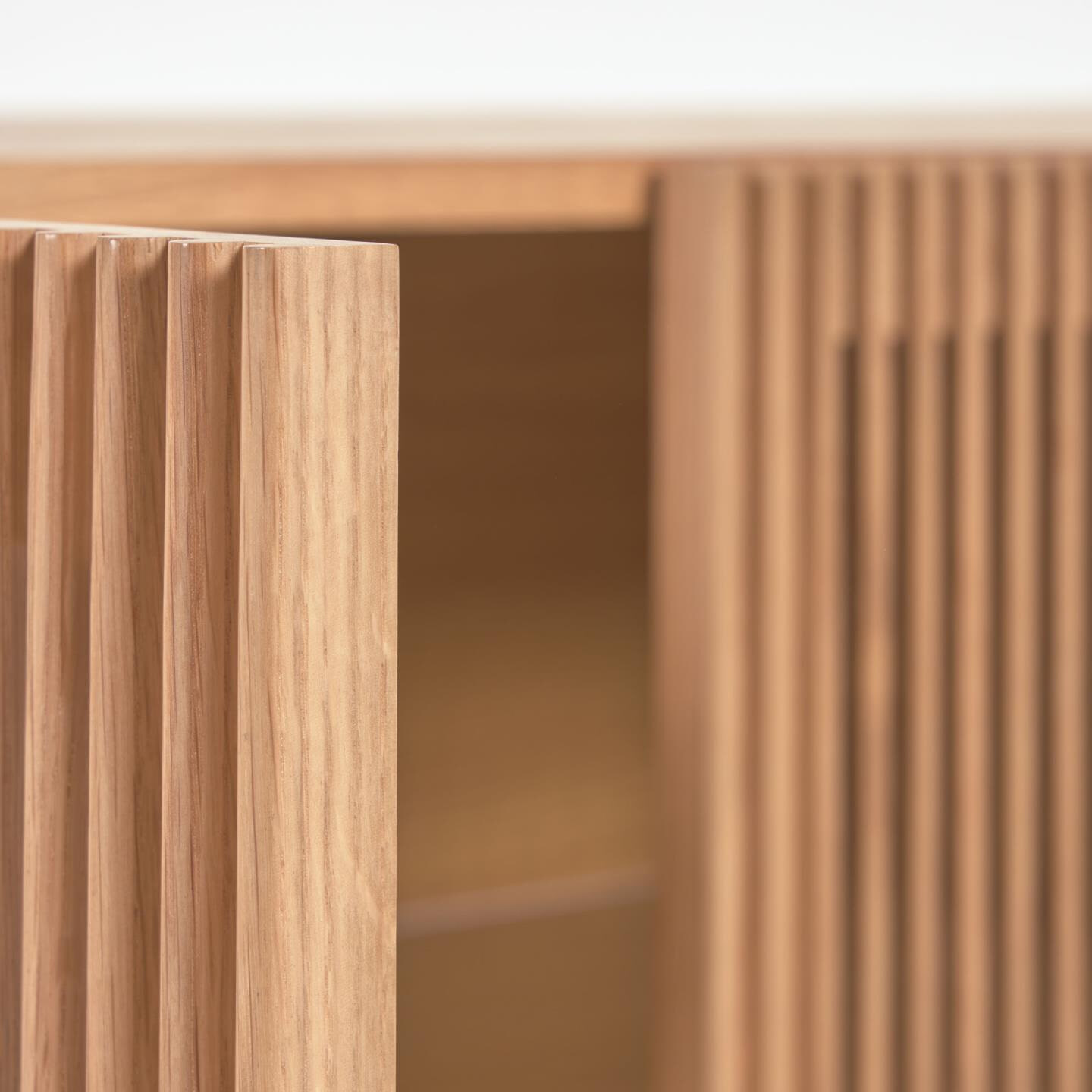 Kave Home Dressoir 'Beyla' Eikenhout, 180cm, kleur Naturel