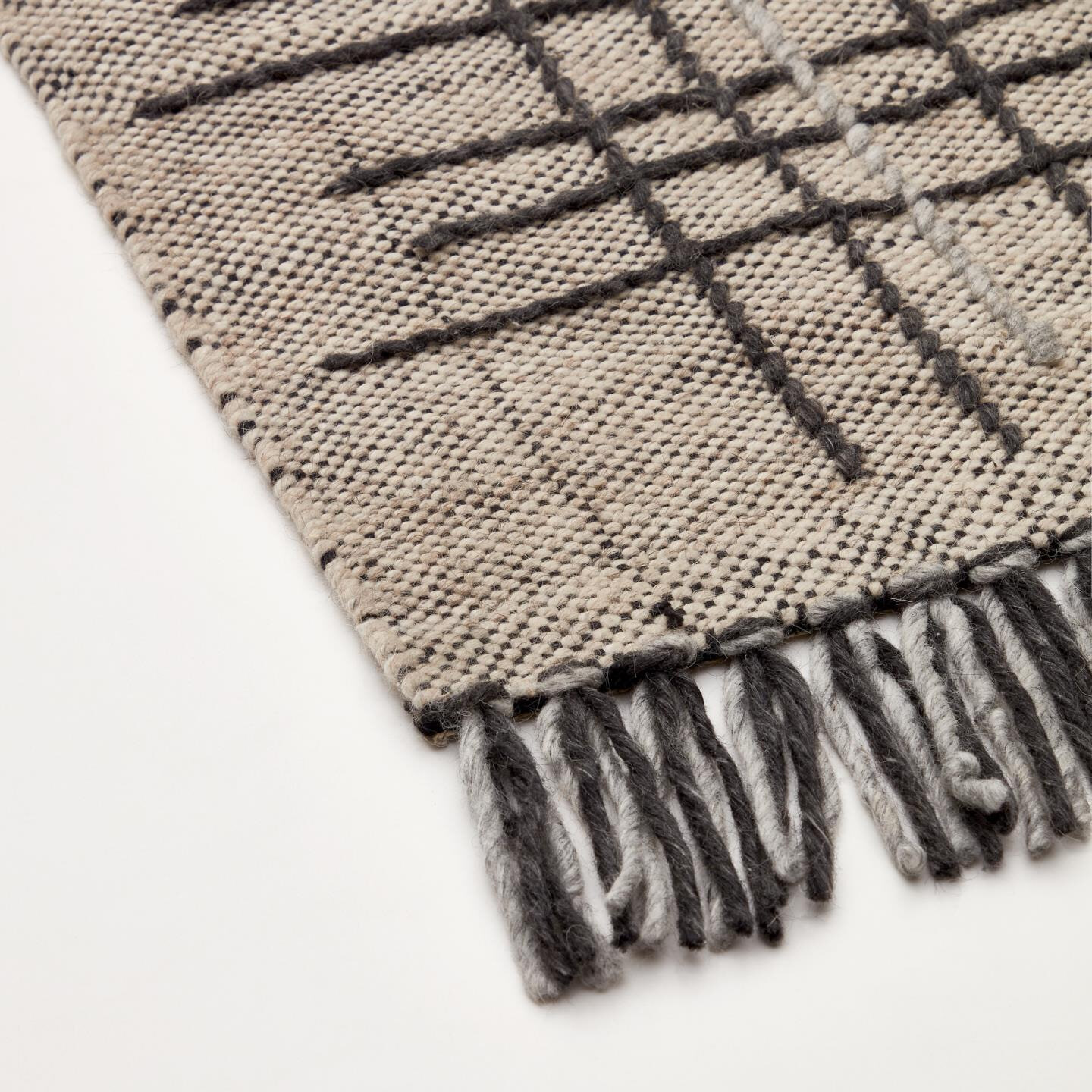 Kave Home Vloerkleed 'Eneo' Wol, 160 x 230cm