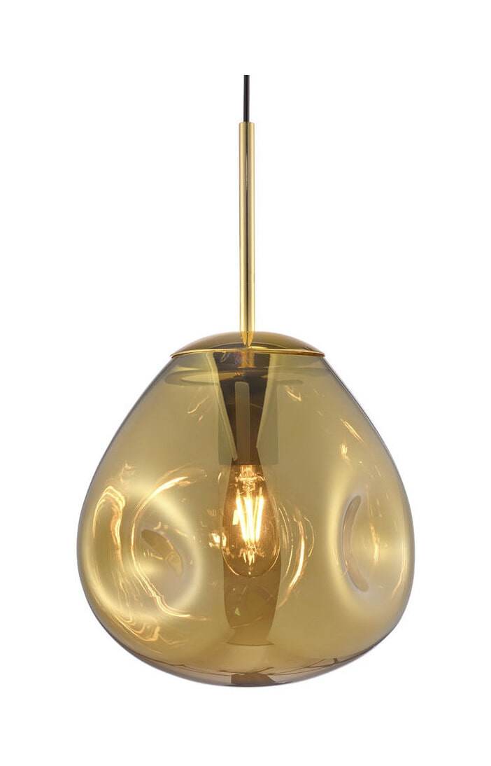 Leitmotiv Hanglamp Blown Glass ø25cm - Goud