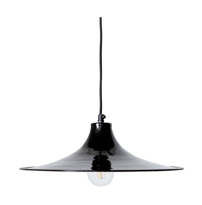 HKliving Hanglamp Pavilion Ø37cm - Zwart