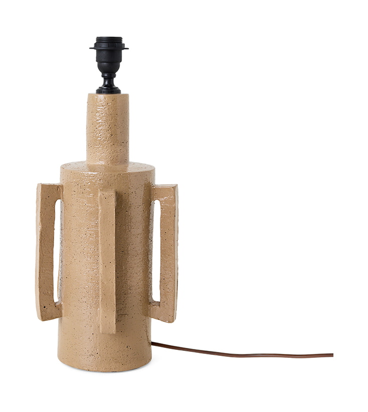 HKLIVING Lampvoet Robust Keramiek - Clay (excl. kap)