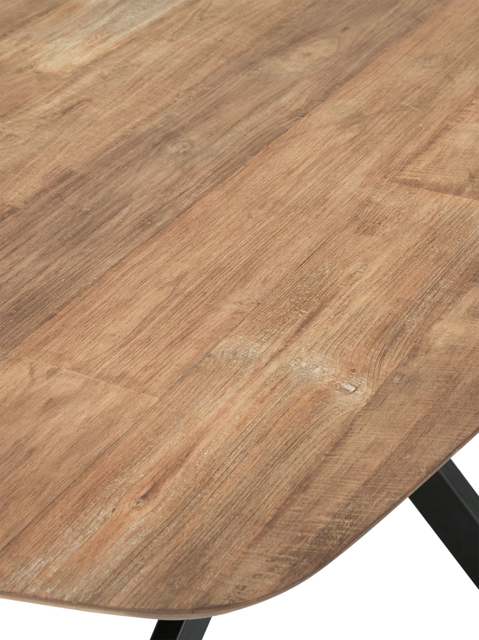 DTP Home Deens Ovale Eettafel 'Evo' Teakhout, 240 x 110cm