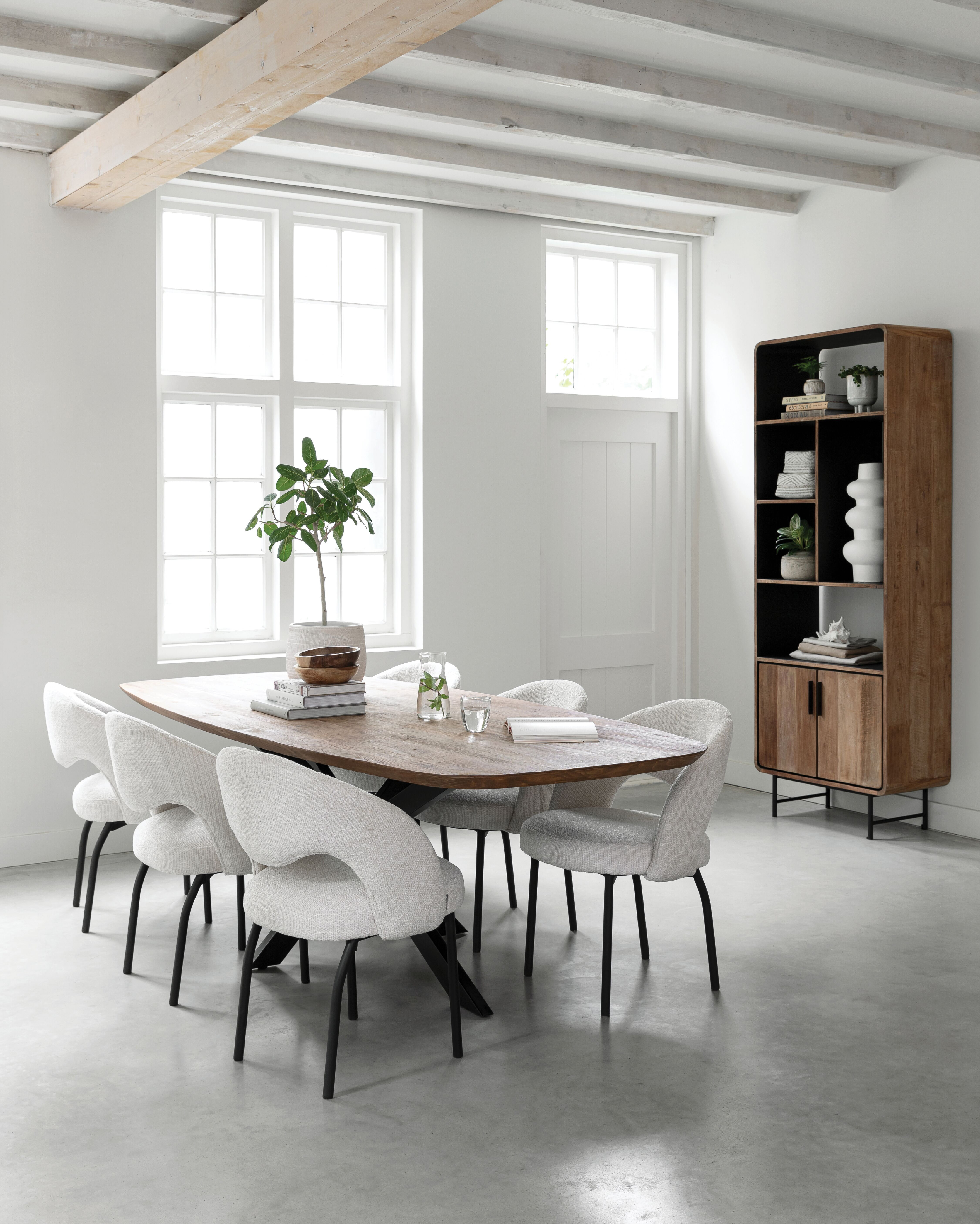 DTP Home Eettafel 'Evo' Deens ovaal, Teakhout, 260 x 110cm