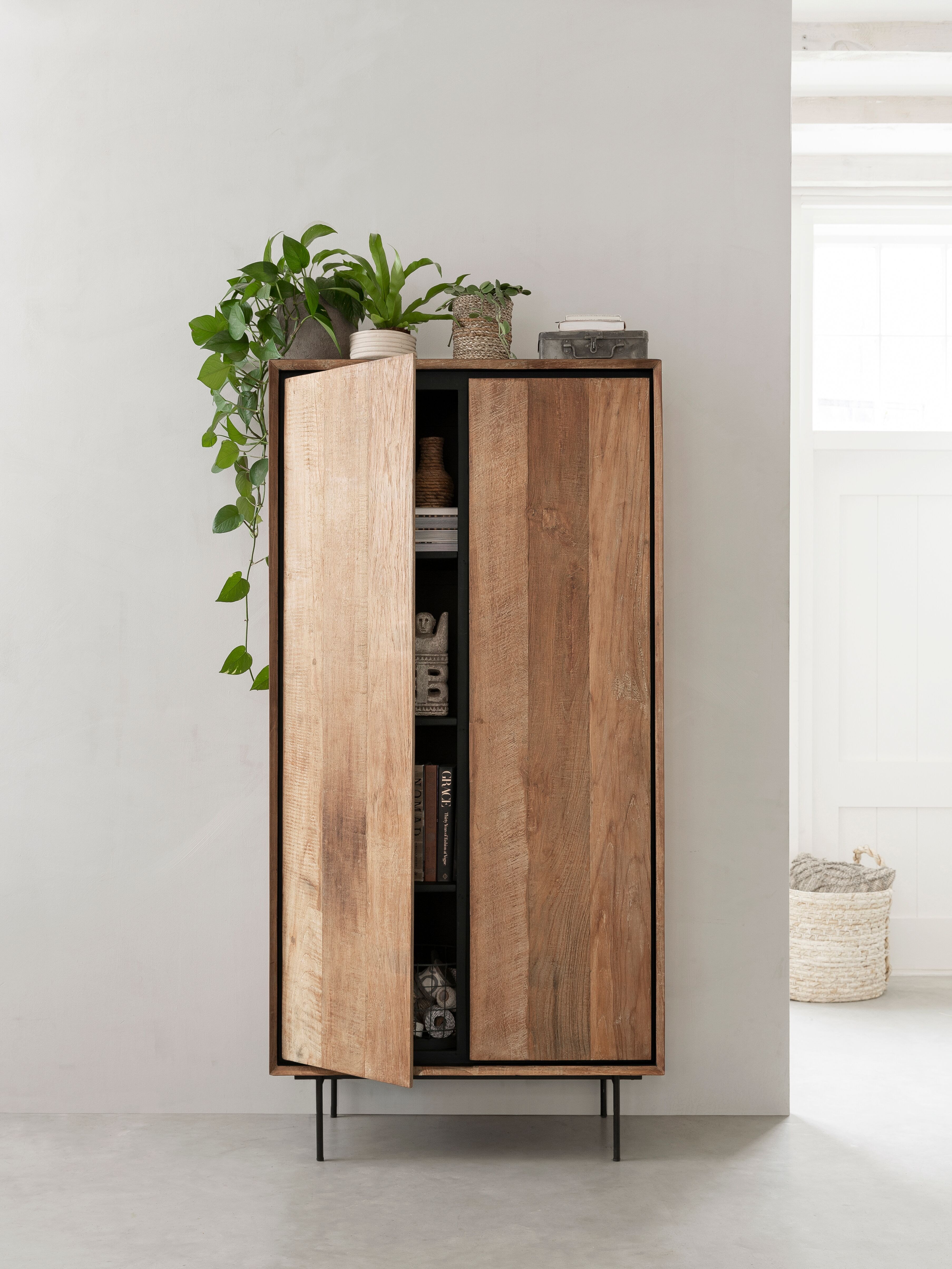 DTP Home Opbergkast 'Metropole' Teakhout, 180 x 90cm