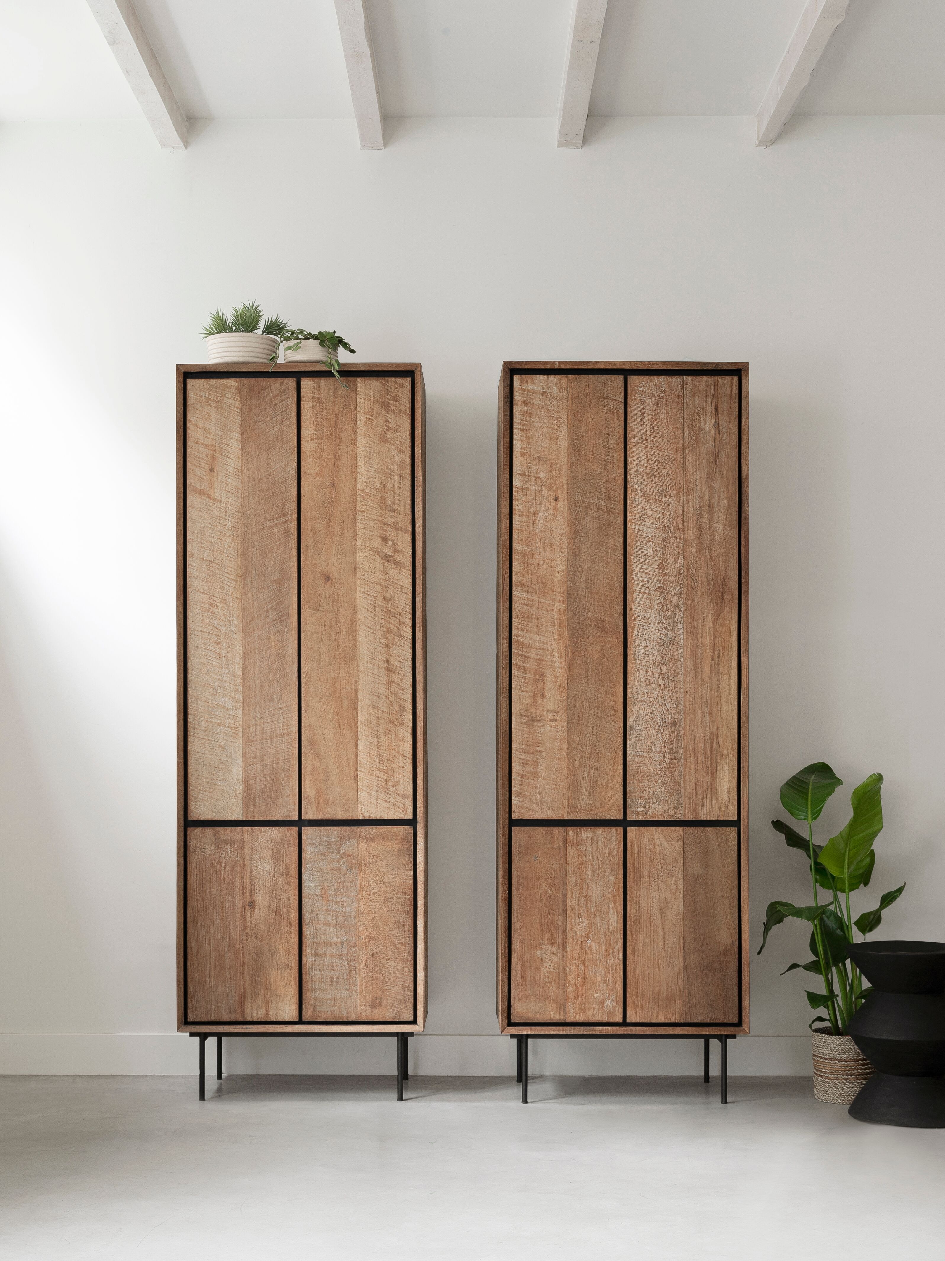 DTP Home Opbergkast 'Metropole' Teakhout, 210 x 70cm