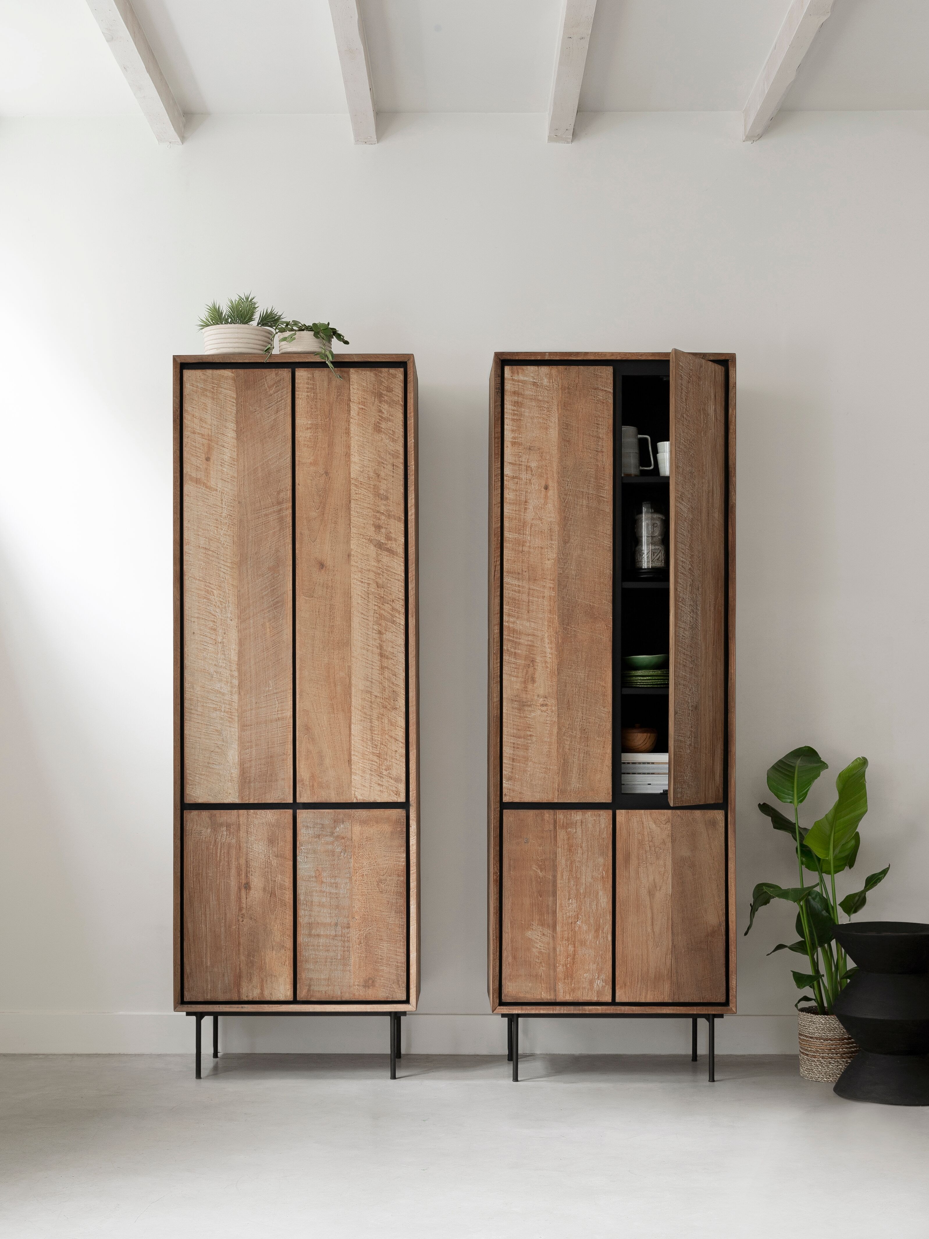 DTP Home Opbergkast 'Metropole' Teakhout, 210 x 70cm