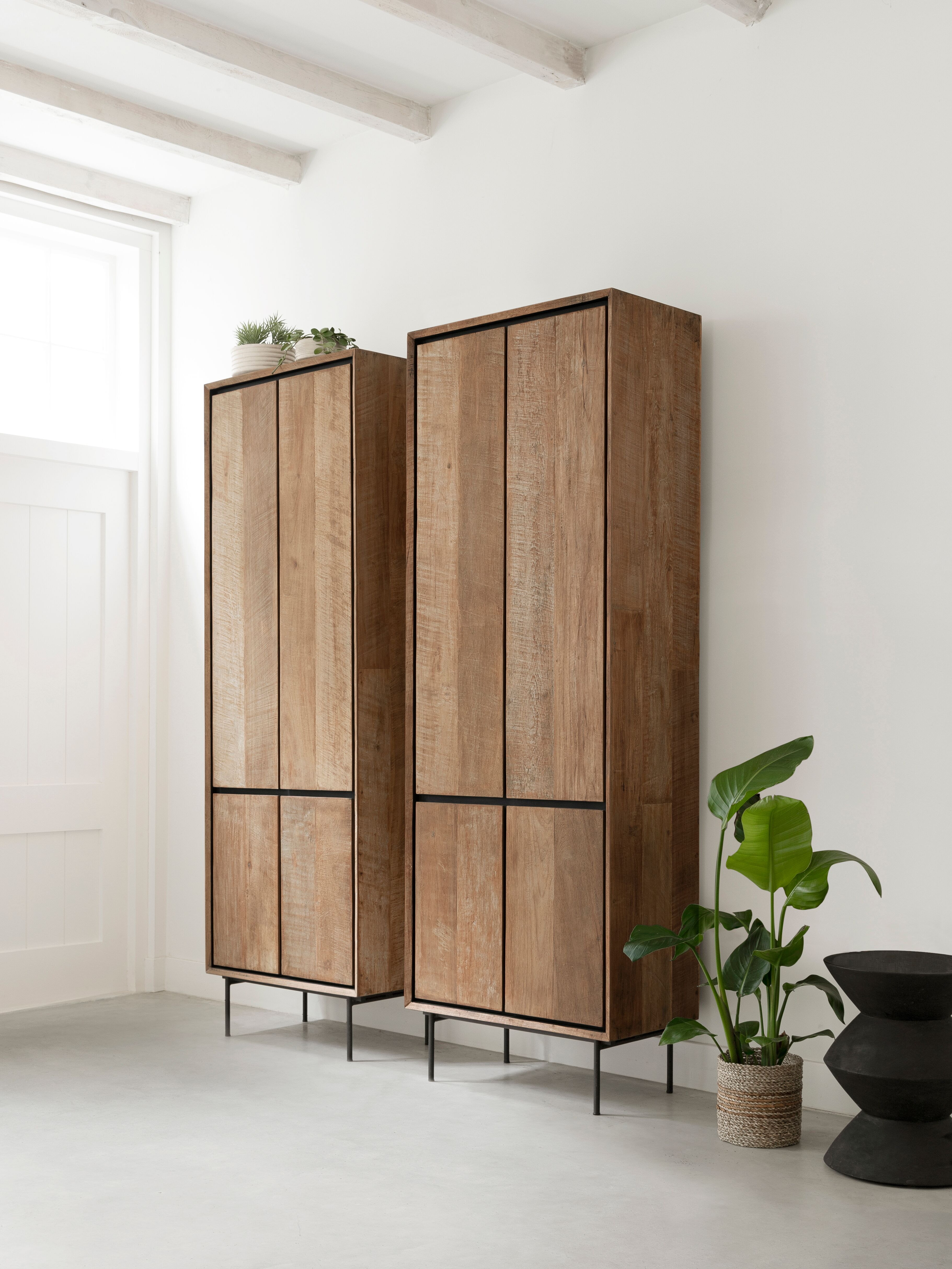 DTP Home Opbergkast 'Metropole' Teakhout, 210 x 70cm