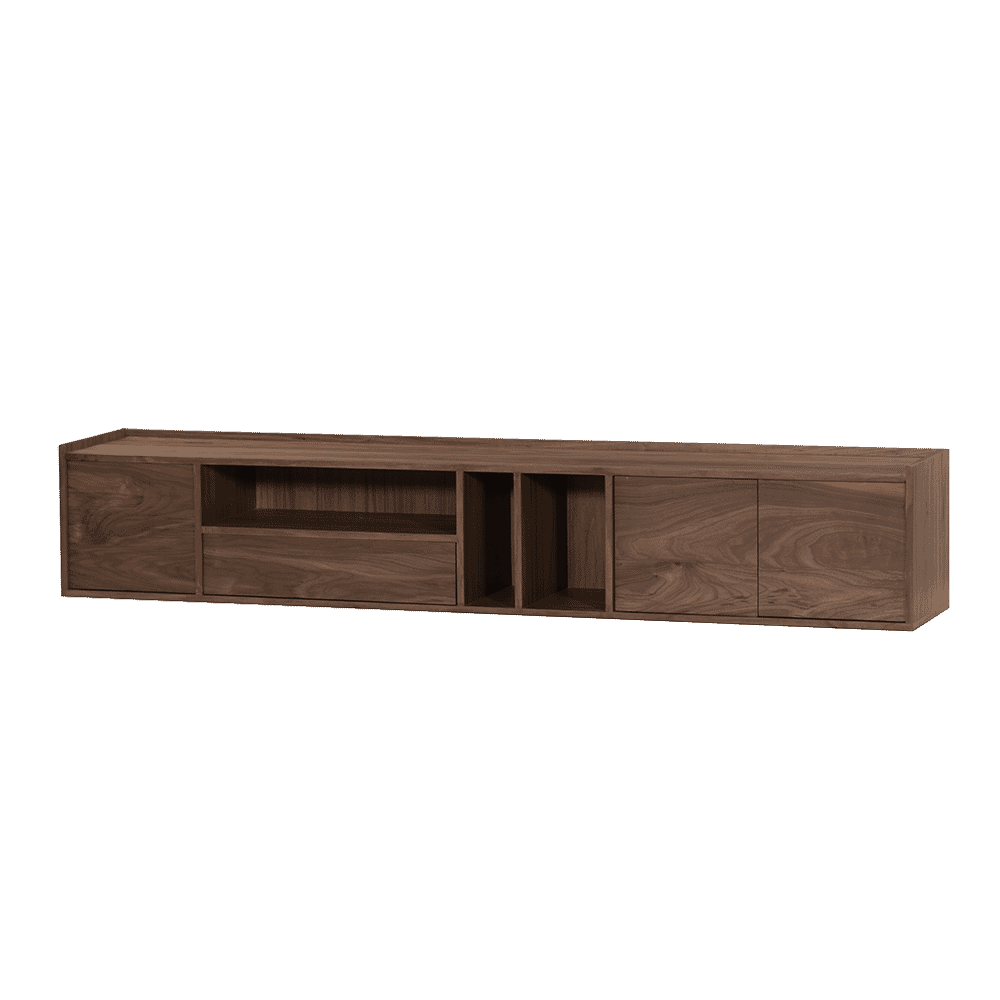 Tower Living Zwevend TV-Meubel Levanto Walnoot, 210cm