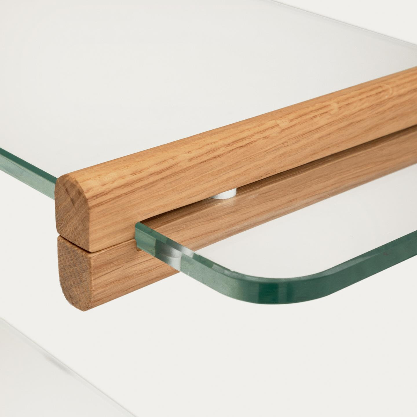 Kave Home Wandrek 'Sitra' Eikenhout en glas, 202 x 110cm