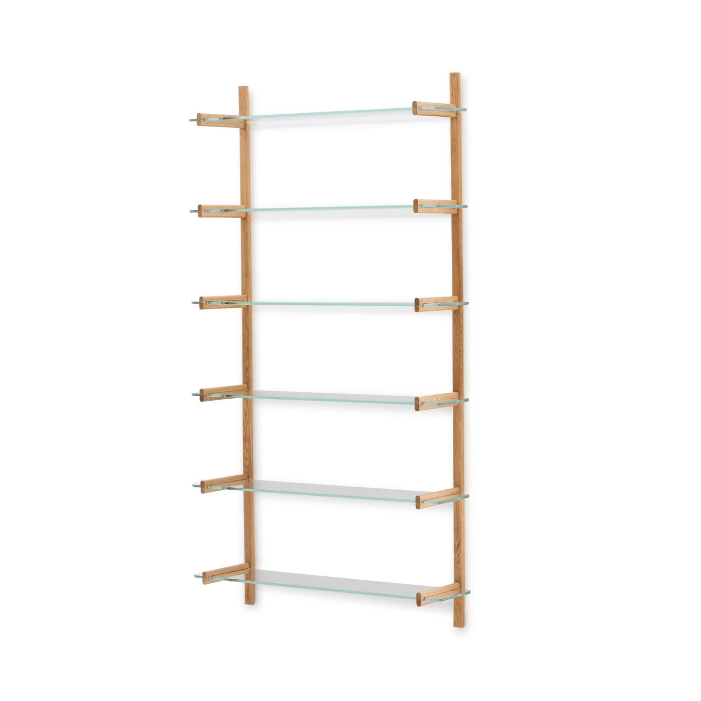 Kave Home Wandrek 'Sitra' Eikenhout en glas, 202 x 110cm