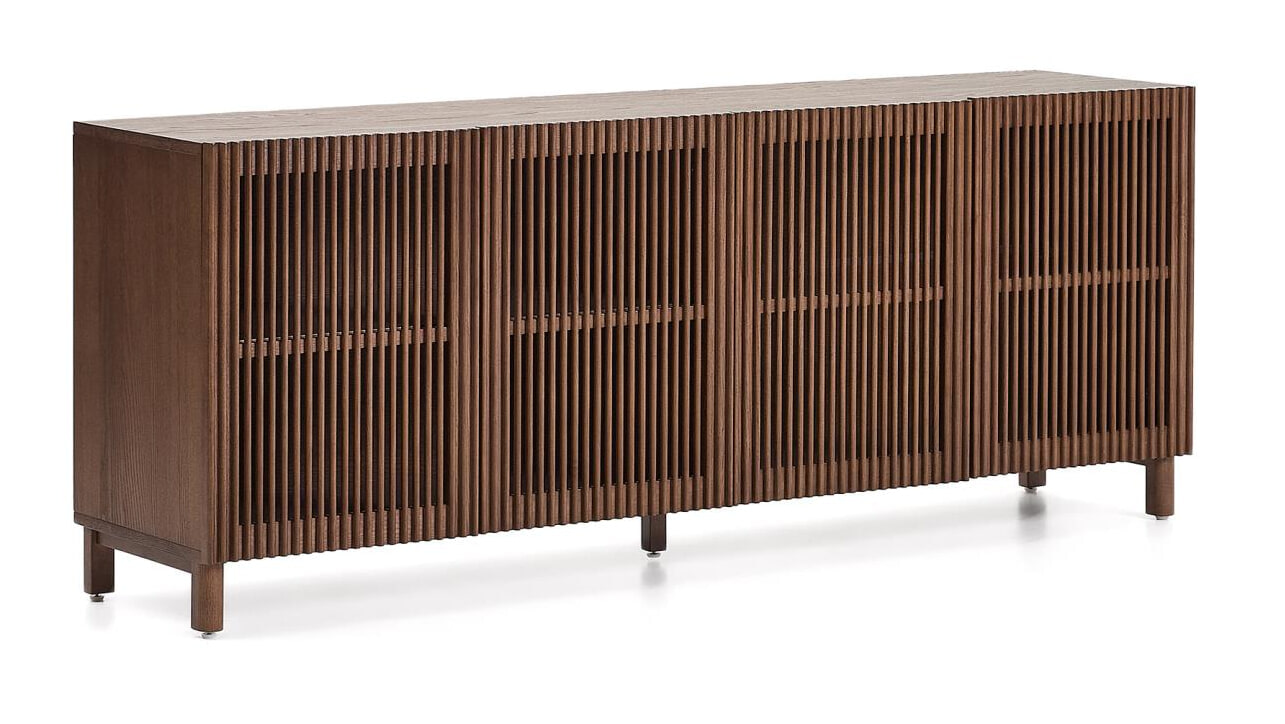 Kave Home Dressoir 'Beyla' Essenhout, 181cm, kleur Walnoot