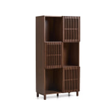 Kave Home Opbergkast 'Beyla' Essenhout, 170 x 85cm, kleur Walnoot