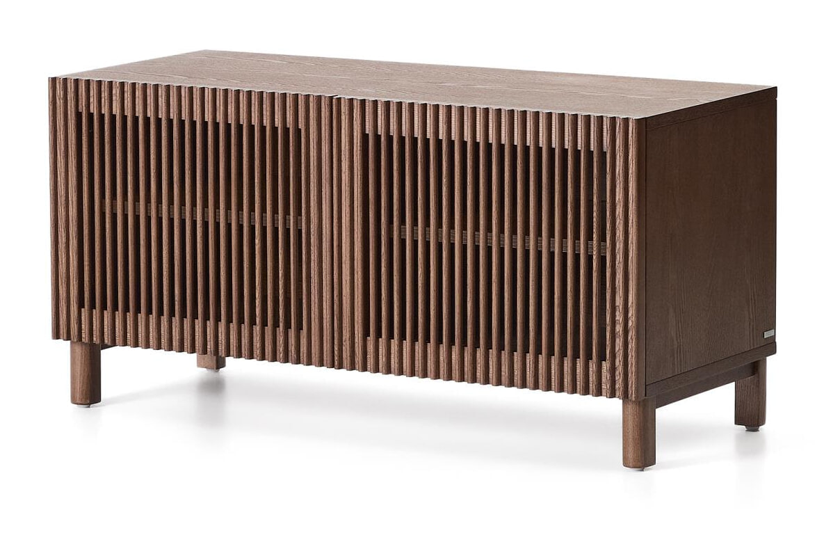 Kave Home Schoenenkast 'Beyla' Essenhout, kleur Walnoot