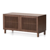 Kave Home Schoenenkast 'Beyla' Essenhout, kleur Walnoot