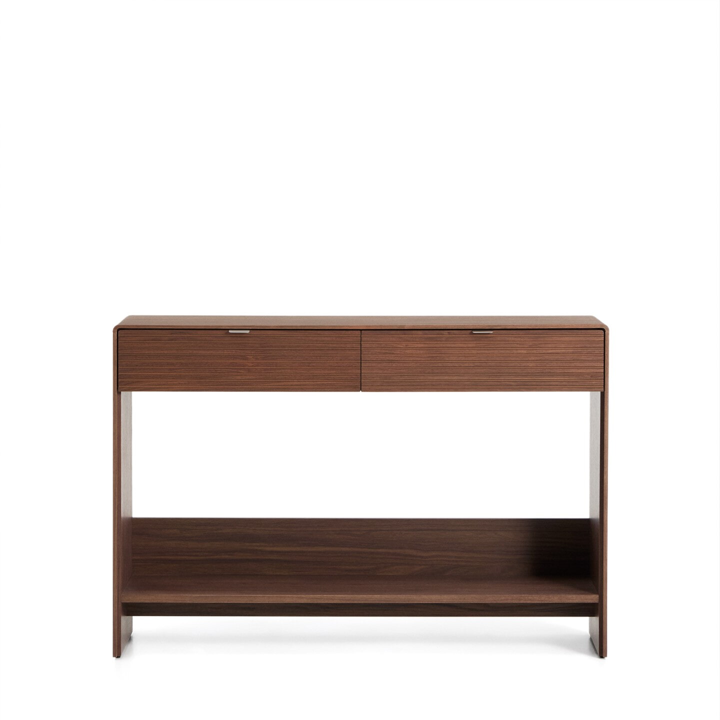 Kave Home Sidetable 'Norlen' Walnootfineer, 120cm