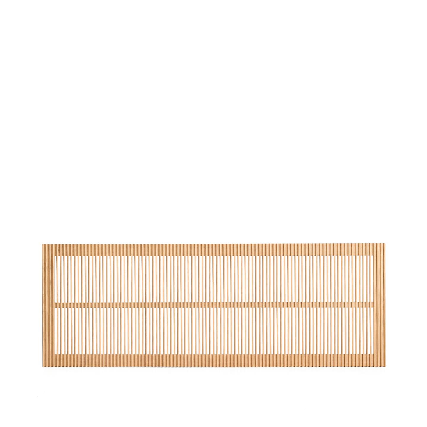 Kave Home Hoofdbord 'Beyla' Eikenhout, 195 x 70cm