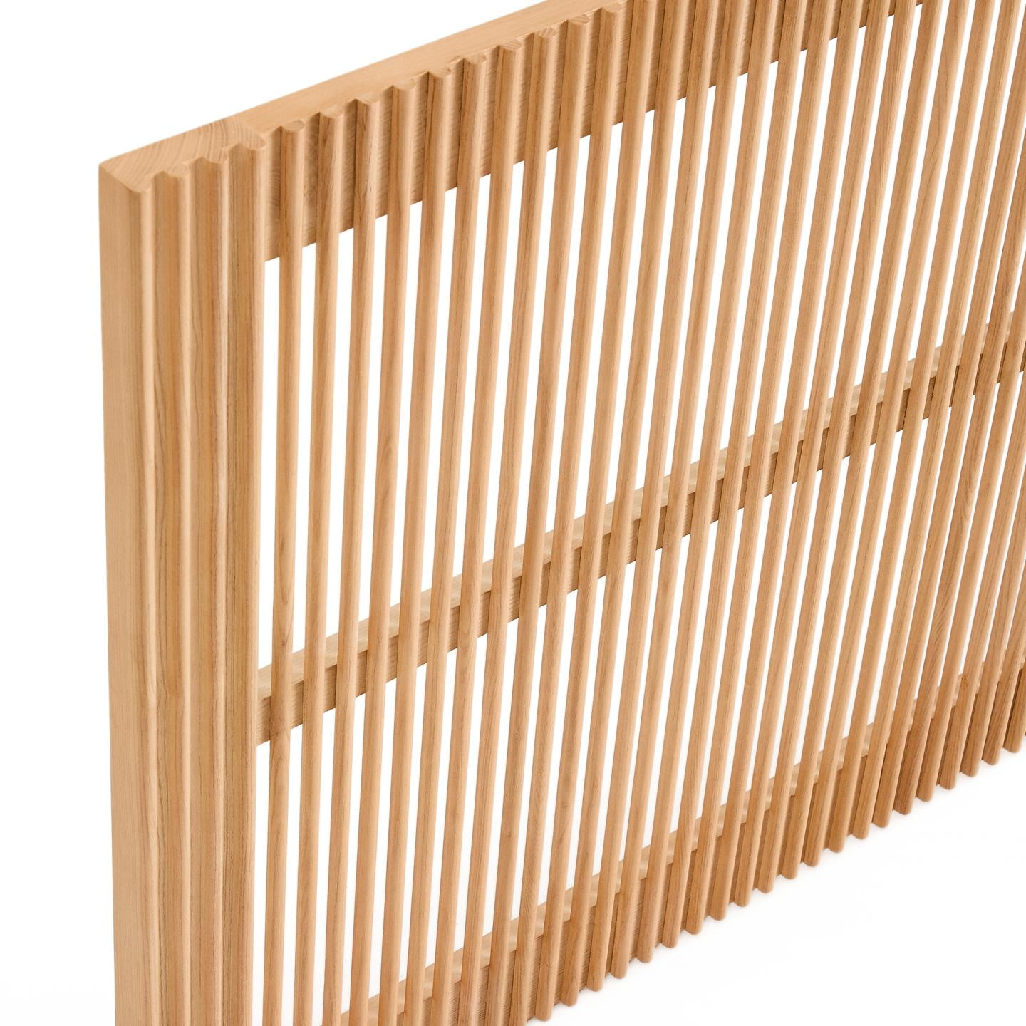 Kave Home Hoofdbord 'Beyla' Eikenhout, 195 x 70cm